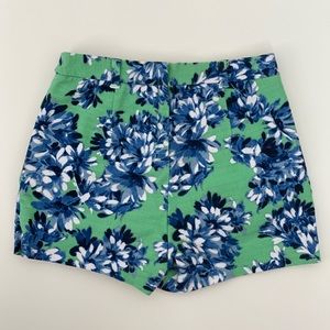 J.CREW • floral high-waisted shorts • sz 00
